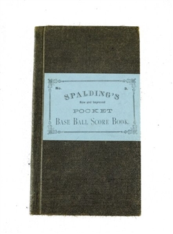 1885 Spalding Pocket Baseball Scorebook